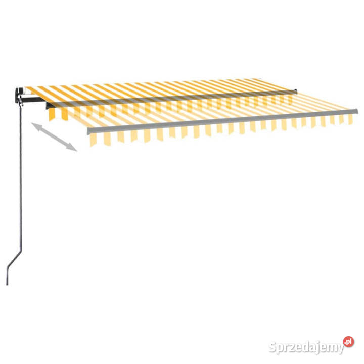 Ręcznie zwijana markiza z LED 400 x 350 Warszawa