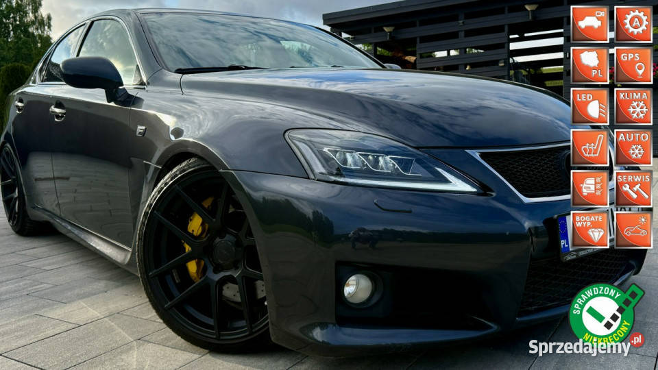 Lexus ISF 50v8 moc 450 full led Dolot obniżony wspomaganie kierownicy Gdańsk sprzedam