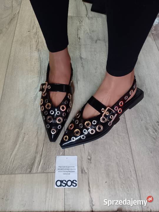 42 Asos DesignBogato zdobione baleriny z odkrytą Kraków