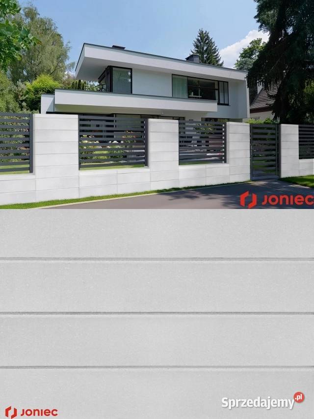 Nowoczesny bloczek na ogrodzenie Joniec Roma Elementy betonowe