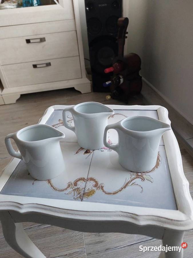 3 mleczniki porcelana Niemcy Wałbrzych