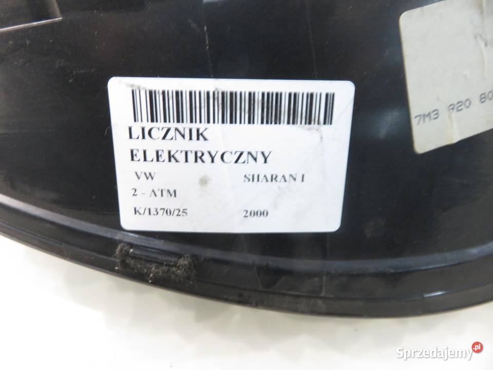LICZNIK VW SHARAN I 2 ATM 7M3920800E YM2110849AB