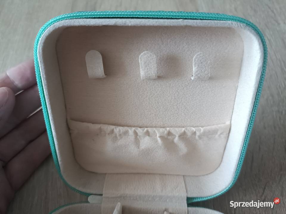 Mała szkatułka na biżuterię turkusowa Szkatułki i pudełeczka Kwidzyn