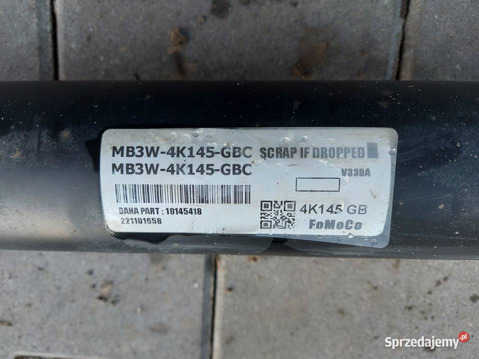 Ford Ranger VI 6 2024r 30 V6 WAŁ NAPĘDOWY sprzedam