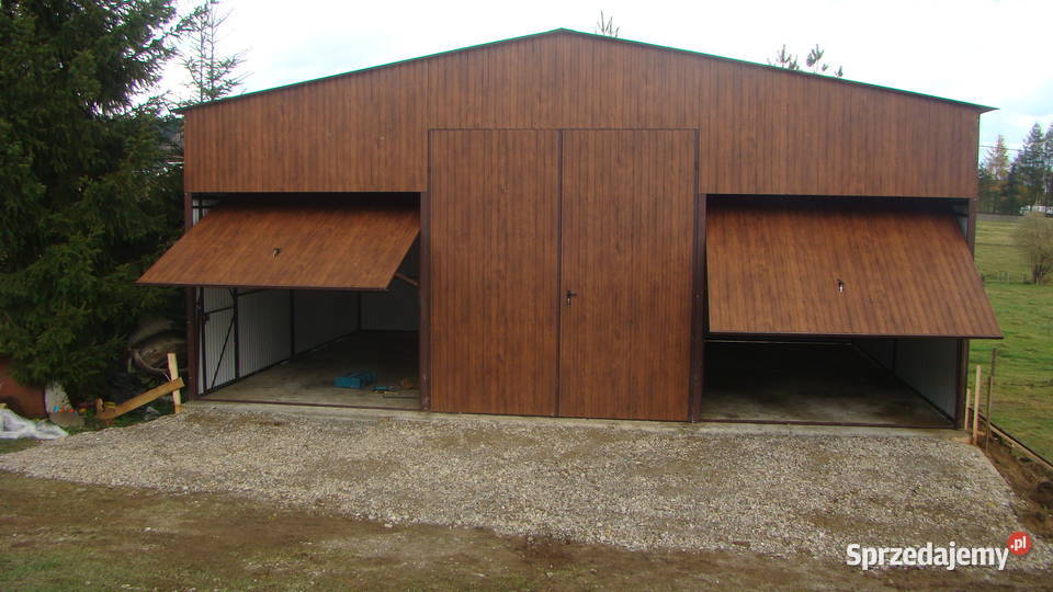 Garaż blaszany 7x6m HaleGaraże Blaszane Wiaty Świdwin