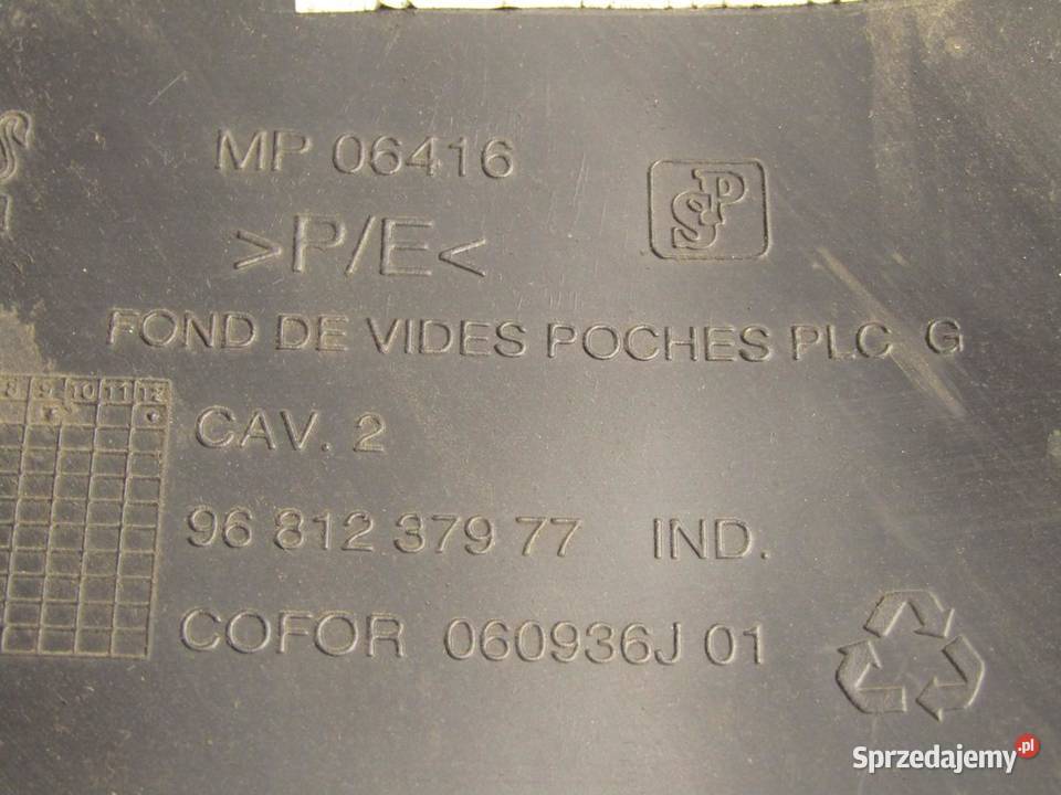 BOCZEK TAPICERKA DRZWI LEWY TYŁ TYLNA CITROEN