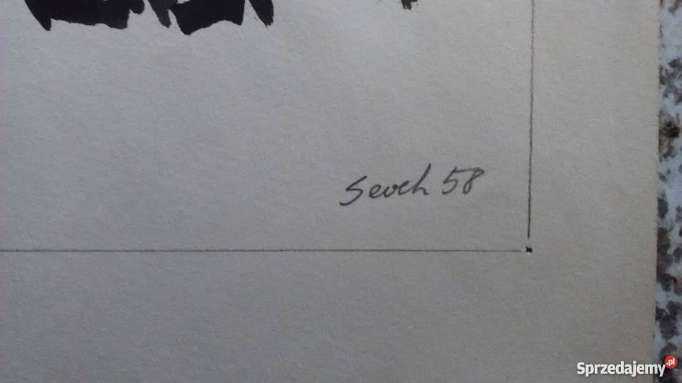 OBRAZ MALARZ ARTYSTA MALARSTWO SEVEK19191994 Bolków