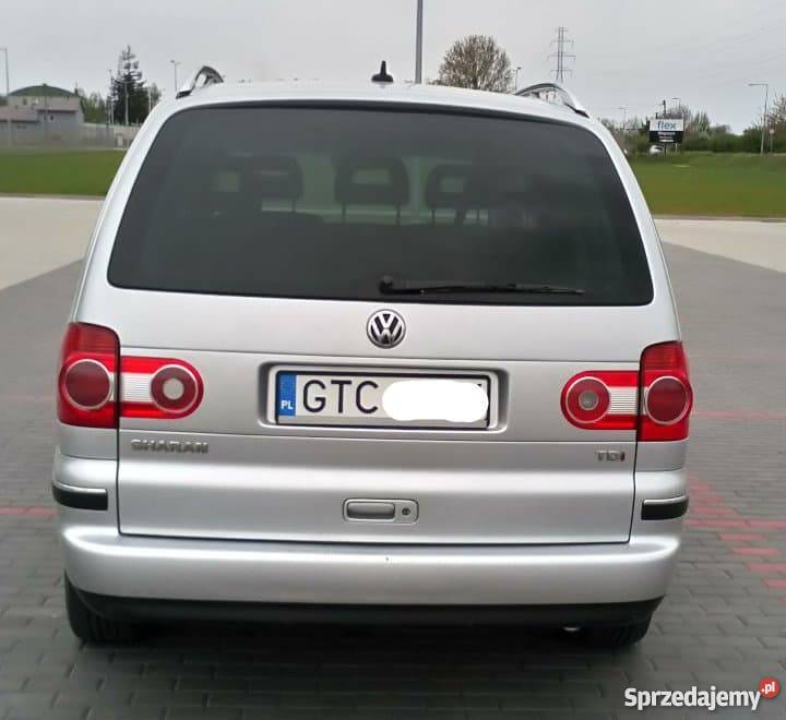 Volkswagen Sharan 2007 19 TDI przyciemniane szyby