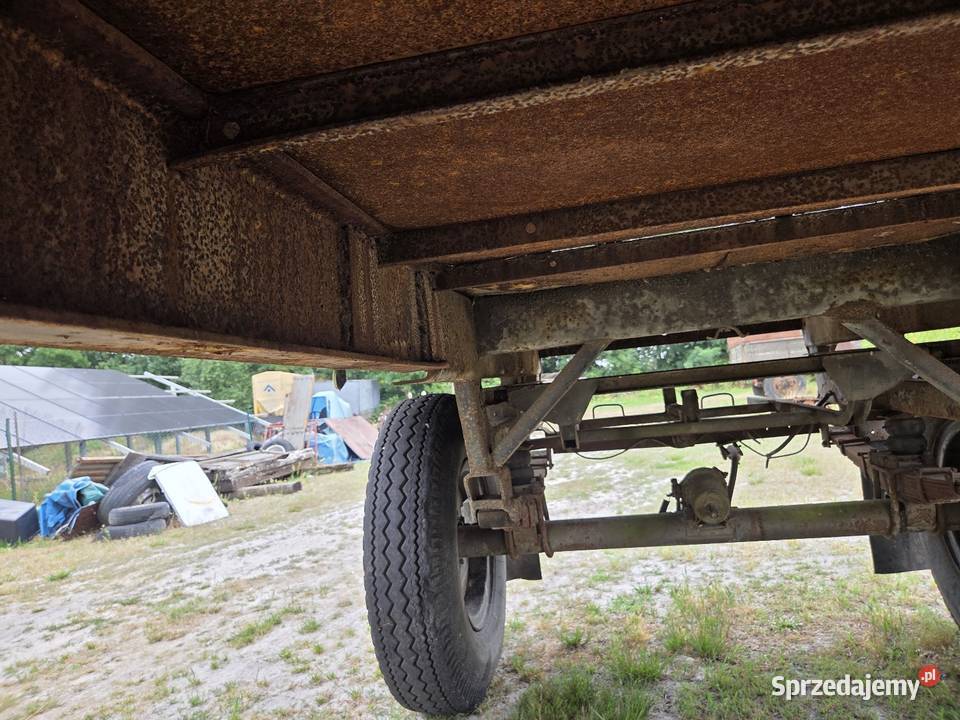 Przyczepa rolnicza do balotów słomy Autosan D50 nieuszkodzony Złoczew