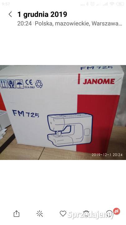 Maszyna do filcowania JANOME FM725