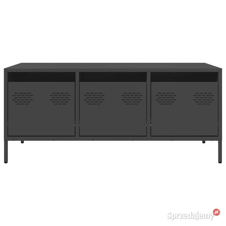 Stolik kawowy czarny 1015x50x435 stal WM851268 Meble Warszawa sprzedam