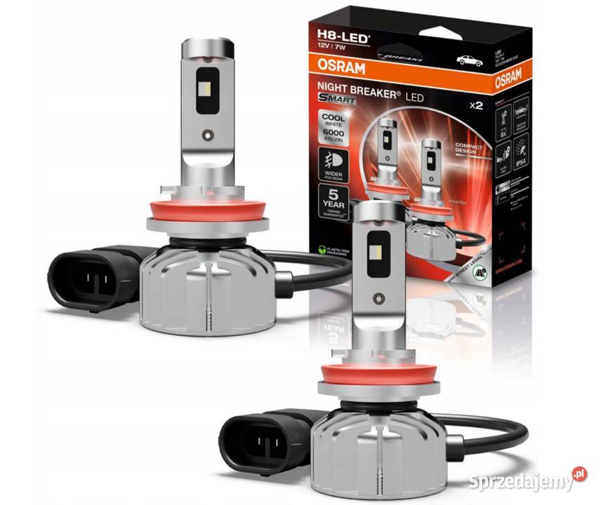Osram Żarówi Ledowe LED Przeciwmigielne Night Lampy przednie Nowa Karczma