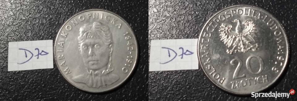20 złotych 1978 MKonopnicka Kraków