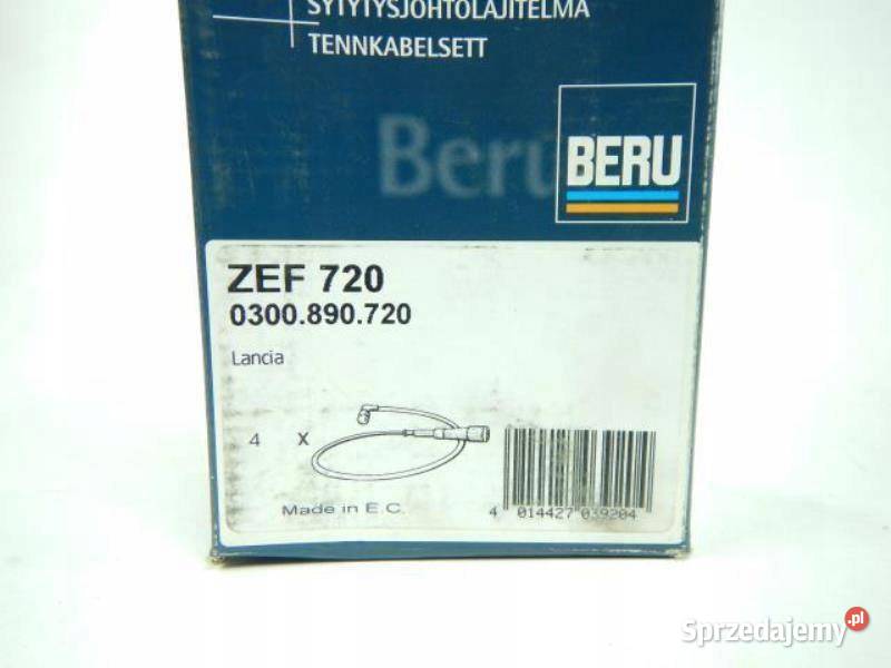 PRZEWÓD ZAPŁONOWY KOMPLET LANCIA Y10 8995 11 ZEF osobowe