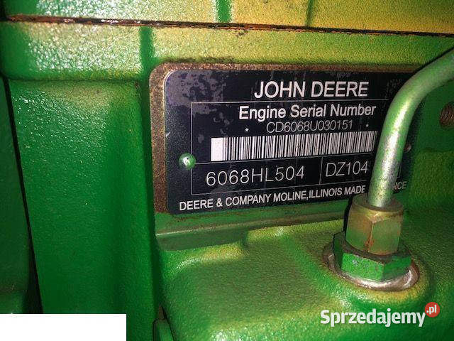 Silnik john deere 6068hl504 Pozostałe Jastrzębniki