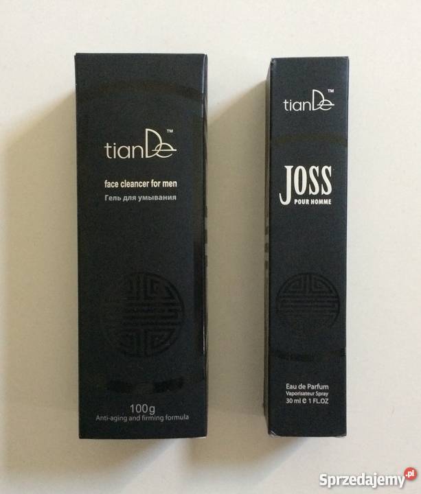 Woda perfumowana JOSS żel do mycia twarzy tianDe Poznań