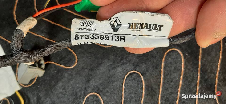 mata grzania ogrzewania fotela Dacia Duster Wyposażenie elektryczne