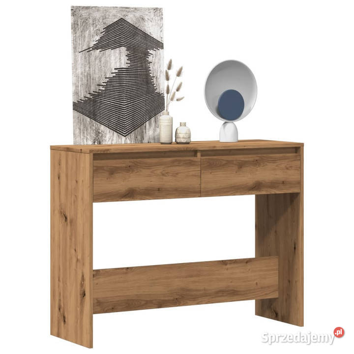 Stolik konsolowy dąb artisan 100x35x765 WM856785 Stoły Warszawa
