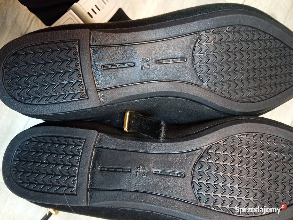 40 Czarne baleriny wieczorowe z zapięciem Nowe Kraków