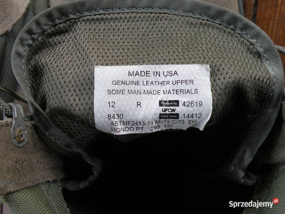 Buty USAF UFCW 12R steel toe Wrocław