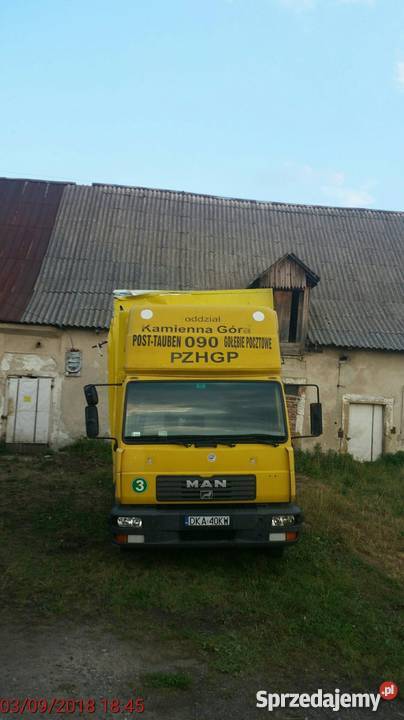 MAN kabina do transportu gołębi ogranicznik prędkości Kamienna Góra