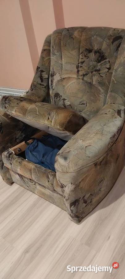 Dwa fotele z otwieranymi siedziskami w świetnym 75cm Bielsko-Biała sprzedam