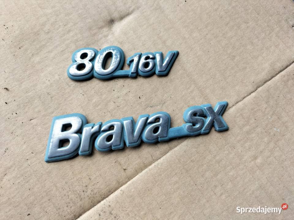 FIAT BRAVA ZNACZEK EMBLEMAT NAPIS osobowe Kamień-Kolonia