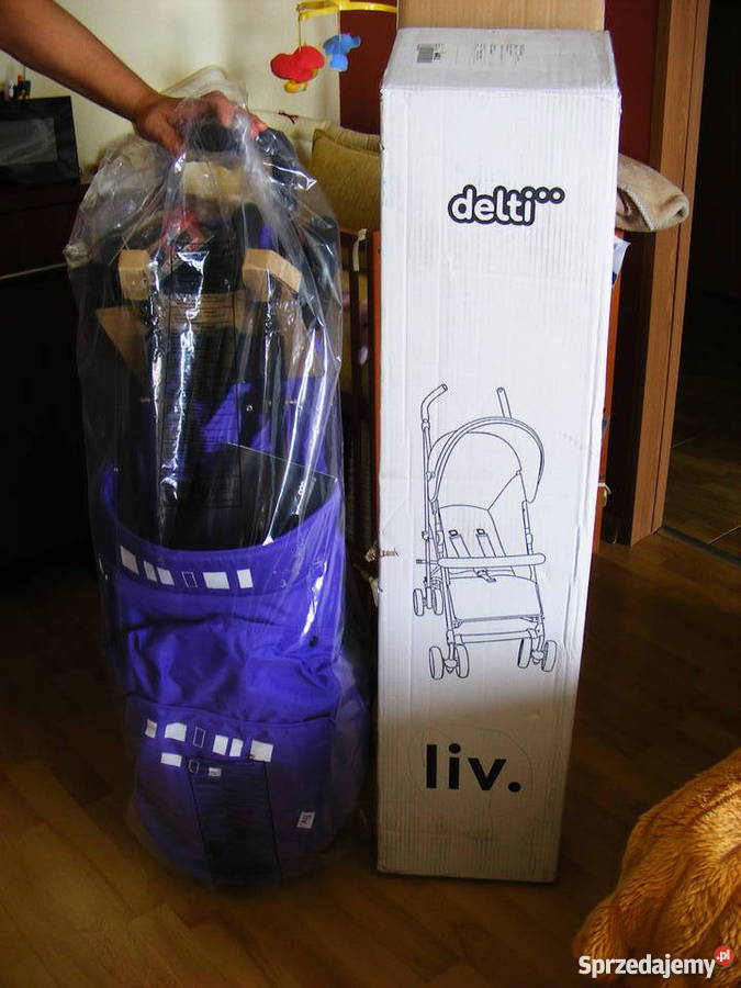 Wózek spacerowy parasolka Delti Liv Purple Fiol 7.5kg Starachowice