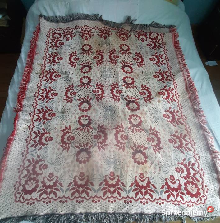 Dwustronne tkane narzuty kapy żakardowe komplet Morąg sprzedam