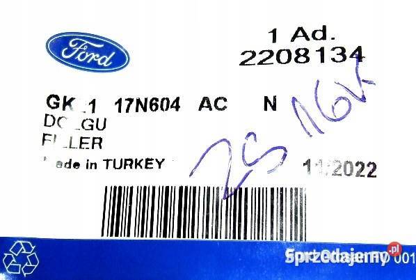 WLEW ZBIORNIKA SPRYSKIWACZA FORD TRANSIT CUSTOM dolnośląskie Głogów sprzedam