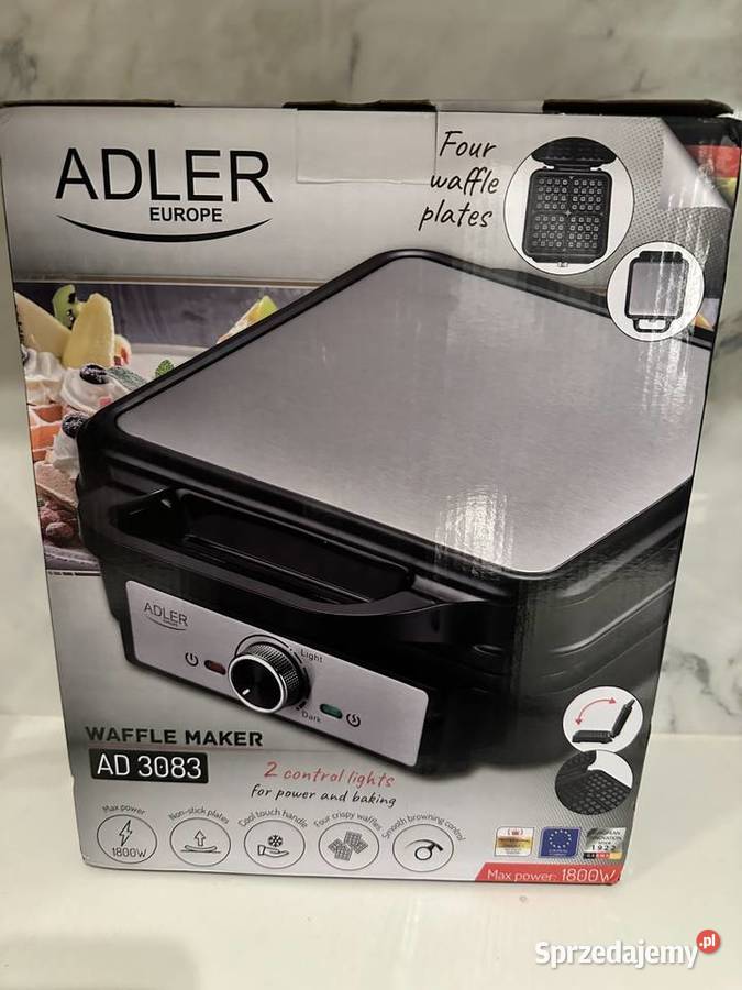 Gofrownica Adler AD 3083 5905575904973 Łódź sprzedam