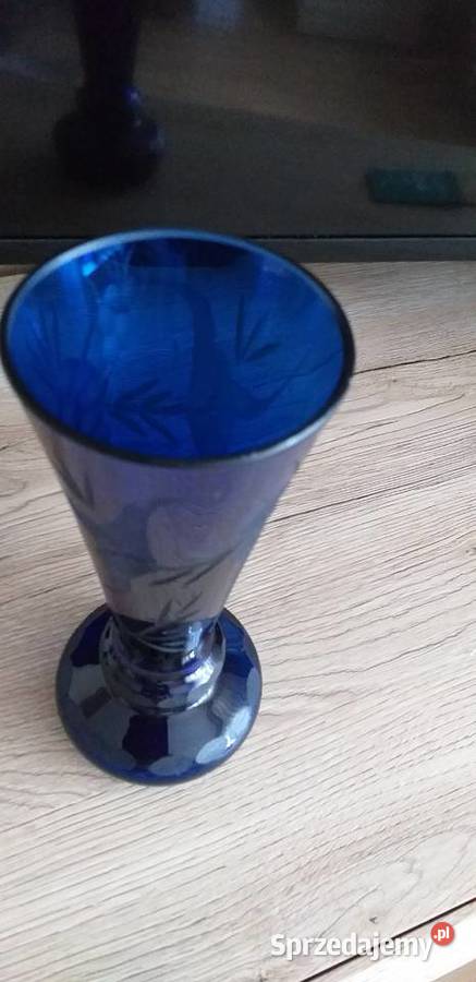 Wazon Hortensja prl Porcelana i szkło Przedbórz