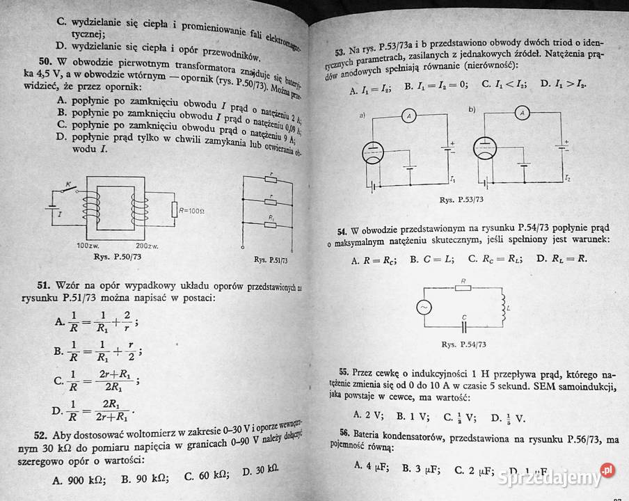Tematy egzaminów wstępnych z fizyki z lubelskie Chełm