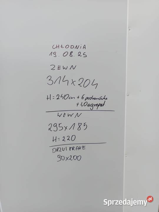 Komora chłodnicza zewnętrzna małopolskie Limanowa