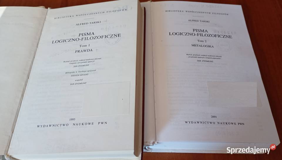 Tarski Alfred Pisma logicznofilozoficzne 12 Gdańsk