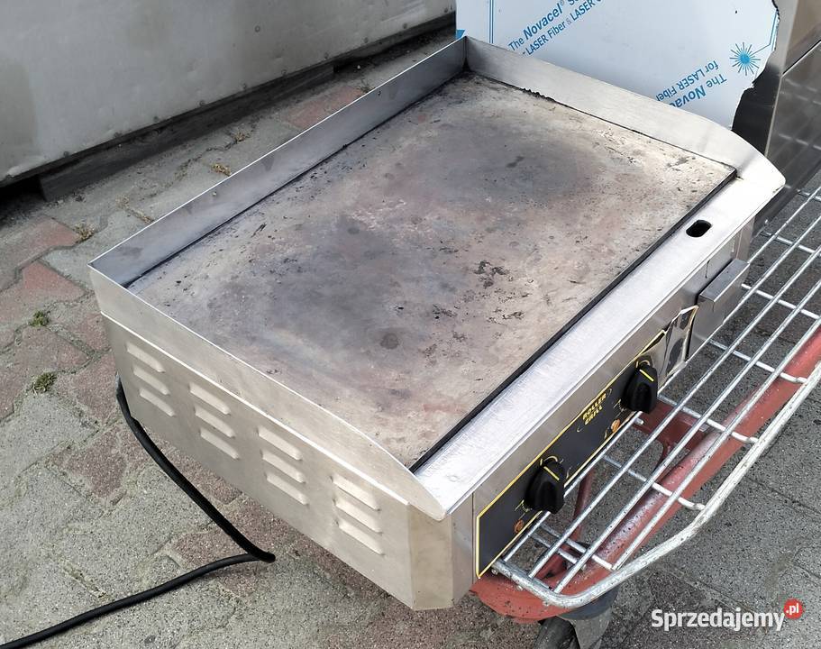 Płyta grillowa gładka ze stali nierdzewnej Słupia Kapitulna