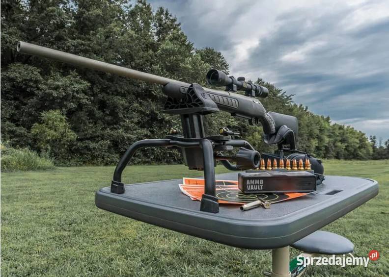 STOLIK STOJAK NA BROŃ I PCP Shooting bench Przyłęki