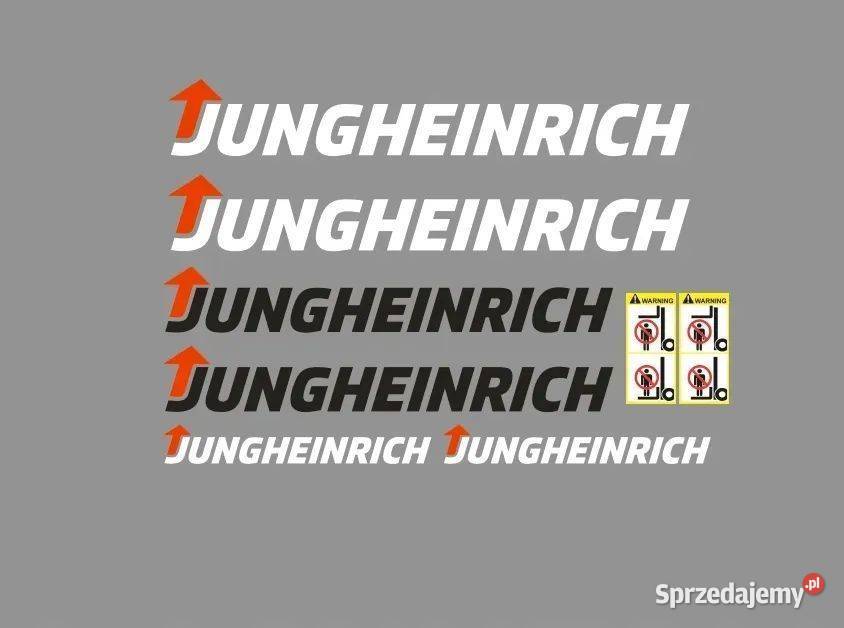 Naklejki oklejenie wózek widłowy Jungheinrich