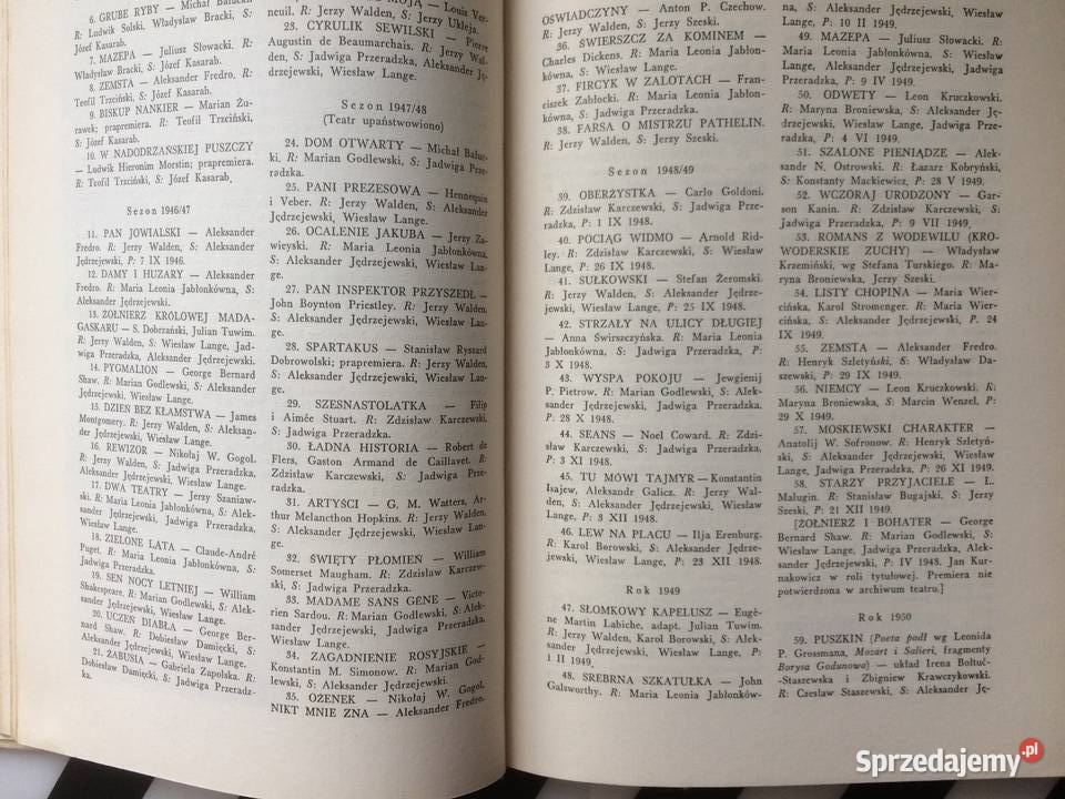 3588 Teatry Dramatyczne Ziem Zachodnich Antykwariat Szczecin