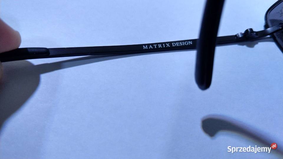 Okulary MATRIX design Licence M 237 czarne Dla mężczyzn Okulary mazowieckie Warszawa