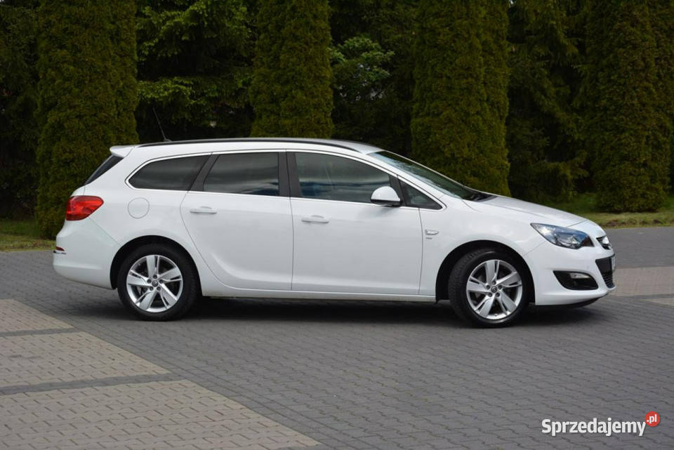 Opel Astra 14T140 Lift Ledy Duża Navi półskóry biały Ostrów Mazowiecka