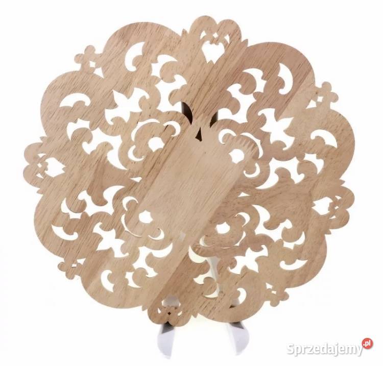 Drewniany ornament dekor ozdoba na drzwi meble śląskie