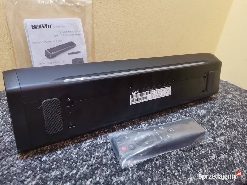Saiyin Soundbar głośnik TV Bluetooth AUX 20W sprzedam