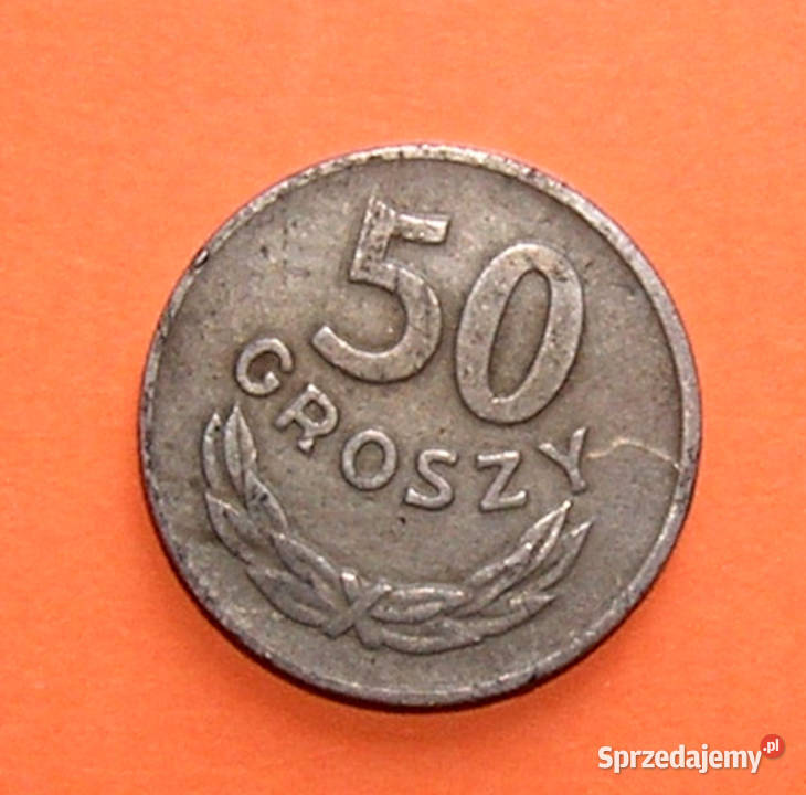 moneta 50 groszy 1949r miedzionikiel