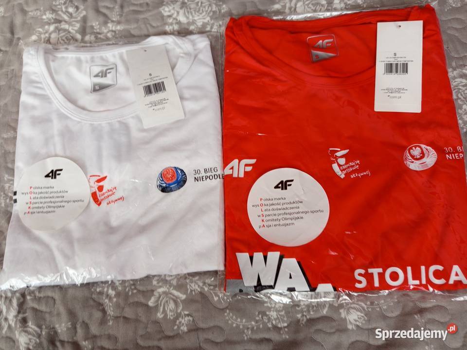 Koszulki z 30 Bieg Warszawski w 100 lat mazowieckie Warszawa