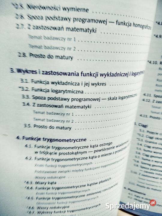 Matematyka Europejczyka rozszerzenie szkoły Warszawa sprzedam