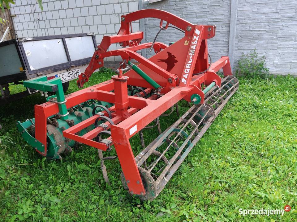 Agregat uprawowo siewny Agromasz 3m nieuszkodzony sprzedam