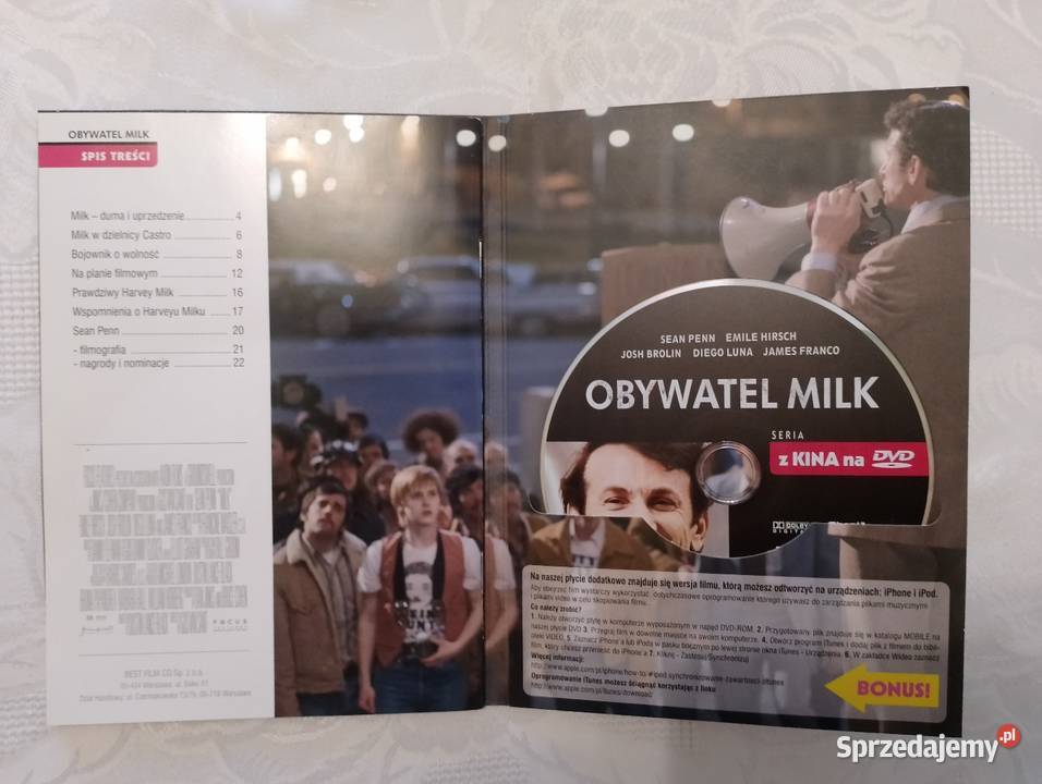 Film na DVD video OBYWATEL MILK książka dramat wielkopolskie Oborniki