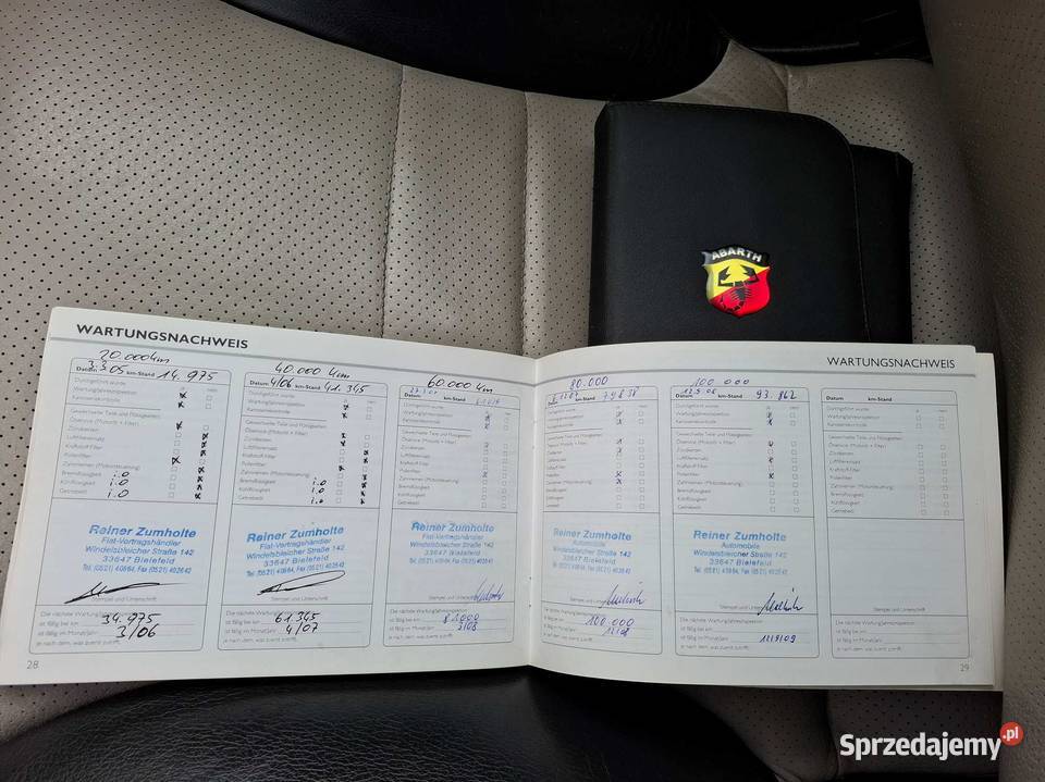 Fiat Stilo Abarth 24 manual reflektory ksenonowe mazowieckie Warszawa