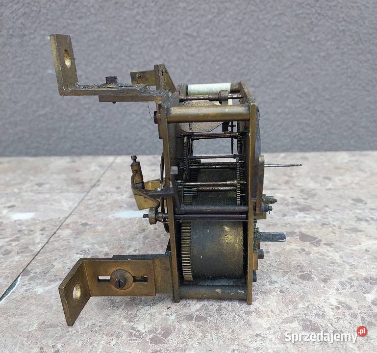 M035 Mechanizm starego zegara Japy Freres pełna Antyki Tczew sprzedam